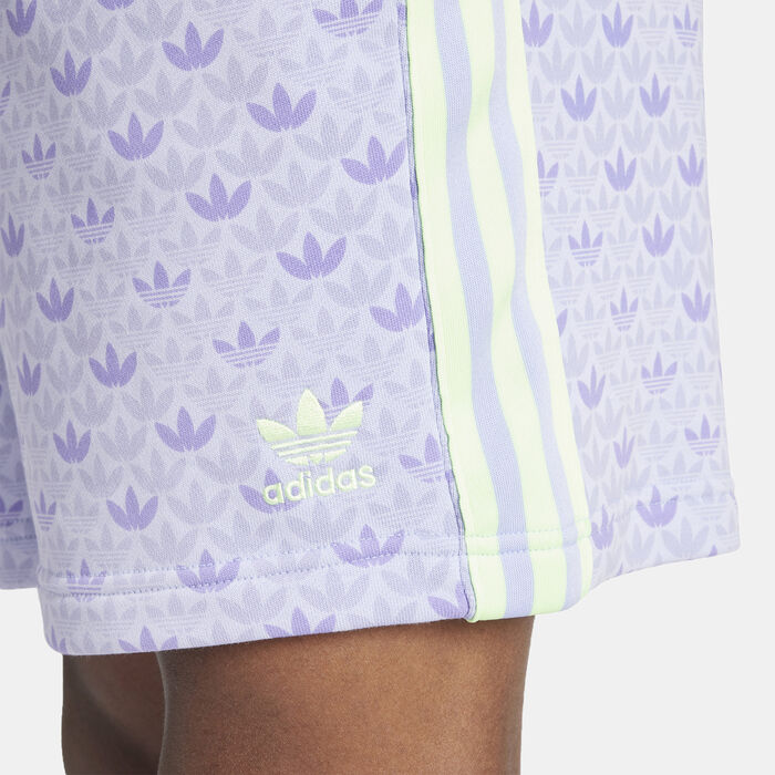 adidas Originals Men's Monogram Shorts Purple adidas Originals Men's Monogram Shorts Purple image number 4