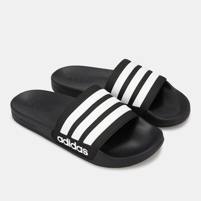 adidas Men's adilette Cloudfoam Slides Black