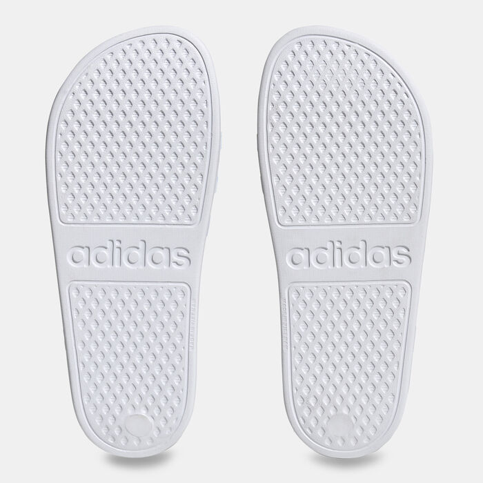 adidas Women's Adilette Aqua Slides White adidas Women's Adilette Aqua Slides White image number 3