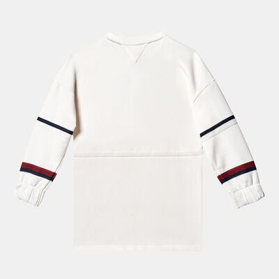 Tommy Hilfiger Kids' Global Stripe Sweater Dress White
