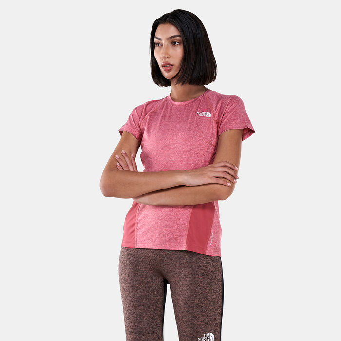 The North Face Women's Allover Print T-Shirt Pink The North Face Women's Allover Print T-Shirt Pink image number 0