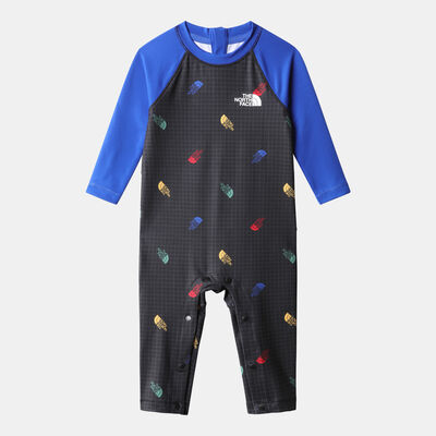 The North Face Kids' Amphibious Sun One-Piece Bodysuit Black