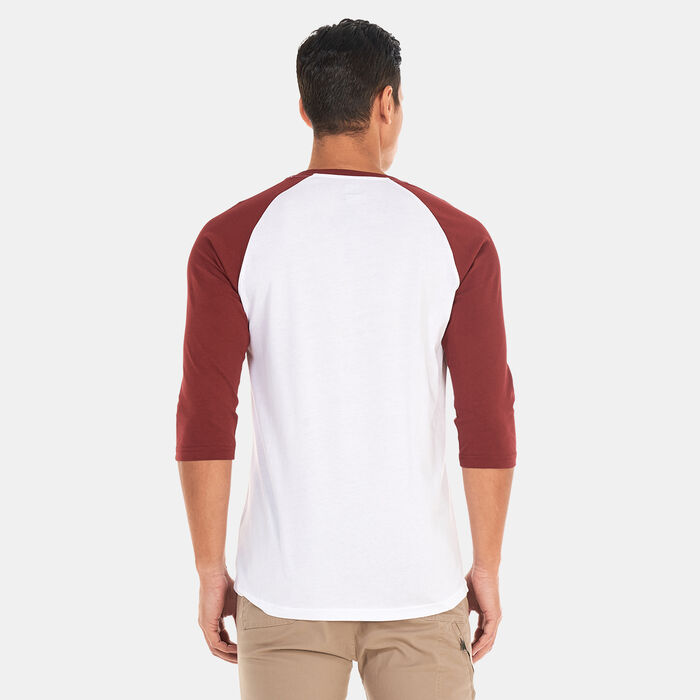 Vans Men's Classic Raglan T-Shirt White Vans Men's Classic Raglan T-Shirt White image number 1