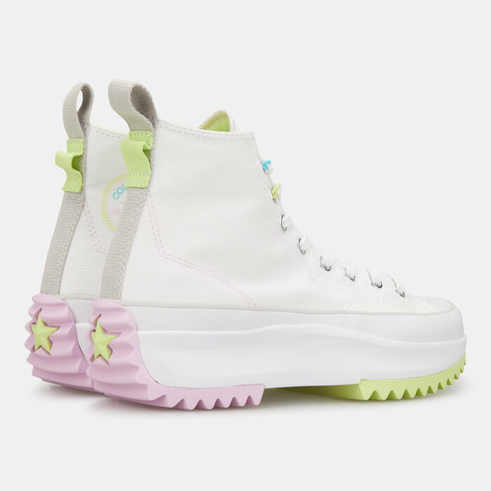 Converse Run Star Hike Platform Unisex Shoes White Converse Run Star Hike Platform Unisex Shoes White image number 3