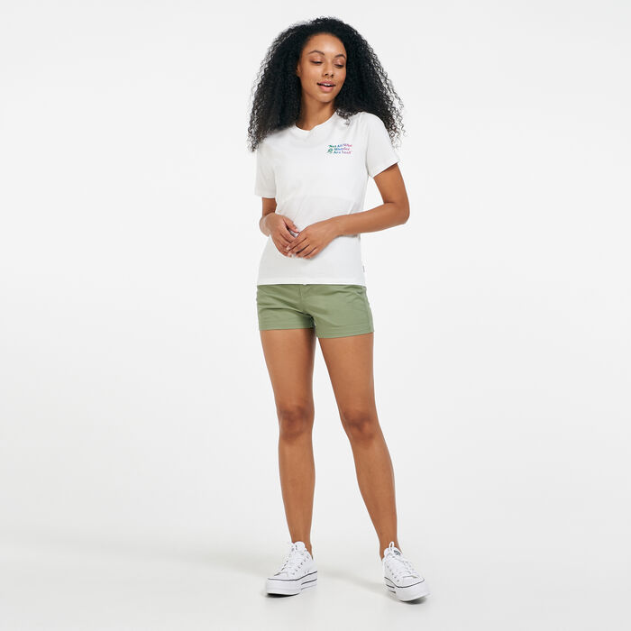 Converse Women's Exploration Team T-Shirt White Converse Women's Exploration Team T-Shirt White image number 2