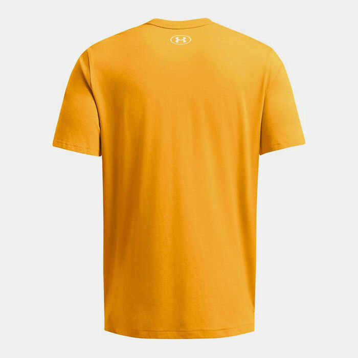 Under Armour Men's Project Rock Made Not Born Training T-Shirt yellow Under Armour Men's Project Rock Made Not Born Training T-Shirt yellow image number 1