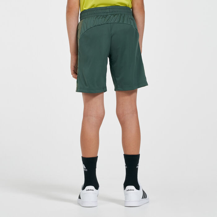 adidas Kids' Designed To Move Camouflage Shorts Green adidas Kids' Designed To Move Camouflage Shorts Green image number 1