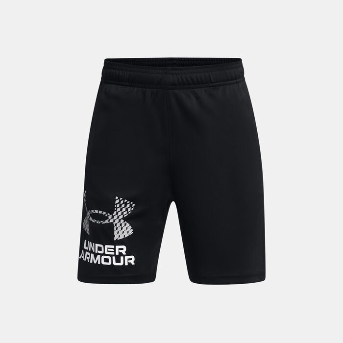 Under Armour Kids' UA Tech Logo Training Shorts Black image number 0