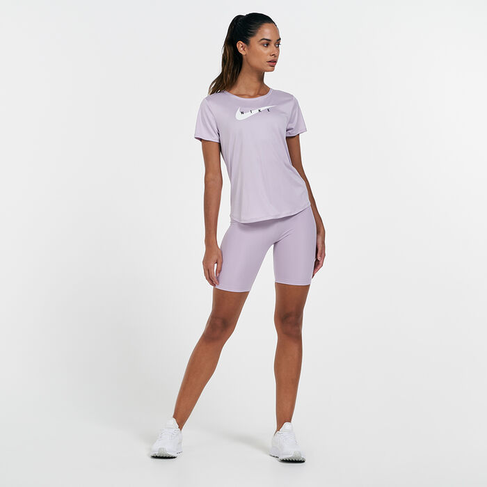 Nike Women's Swoosh Run T-Shirt Ivory Nike Women's Swoosh Run T-Shirt Ivory image number 2