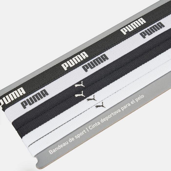 PUMA Women's AT Sportbands (6-Pack) Black PUMA Women's AT Sportbands (6-Pack) Black image number 2