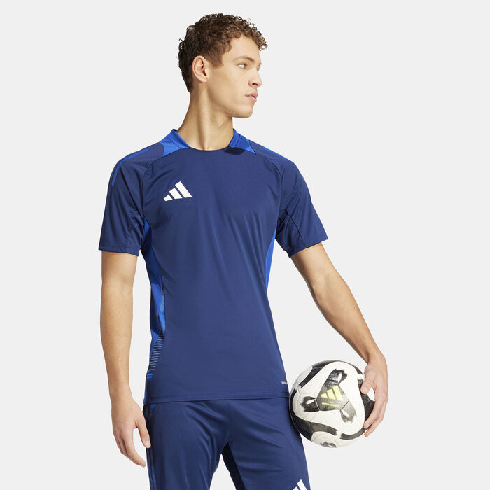 adidas Men's Tiro 24 Competition Football Jersey Blue adidas Men's Tiro 24 Competition Football Jersey Blue image number 2
