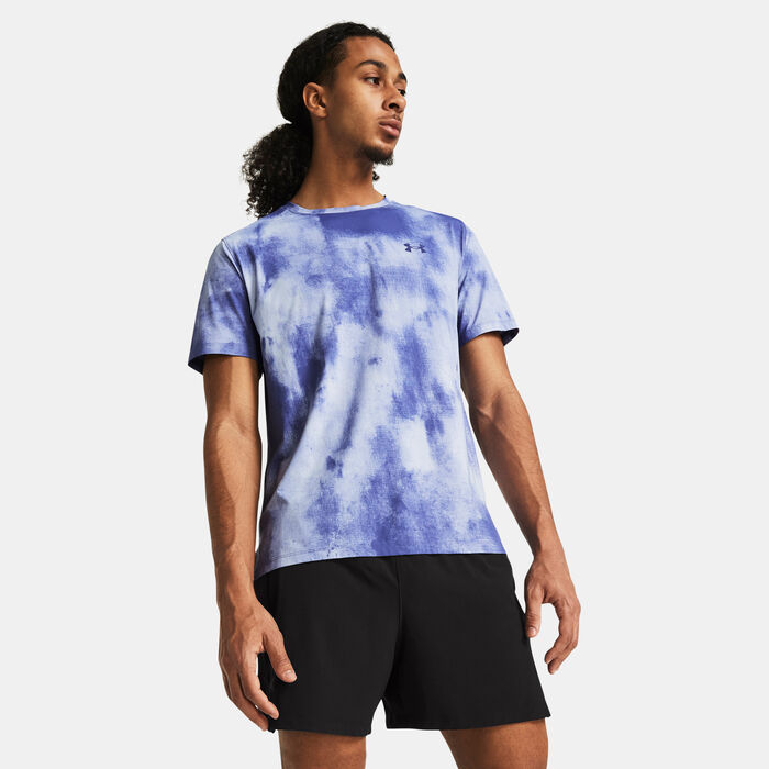 Under Armour Men's Launch Elite Wash T-Shirt Purple image number 0