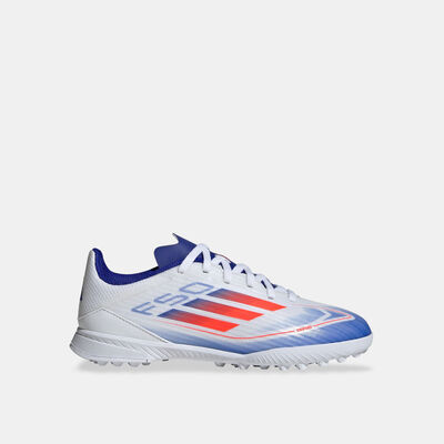 adidas Kids' F50 League Turf Ground Football Shoes White