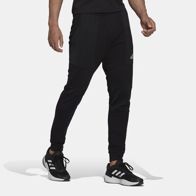 adidas Men's Essentials Brand Love French Terry Sweatpants Black