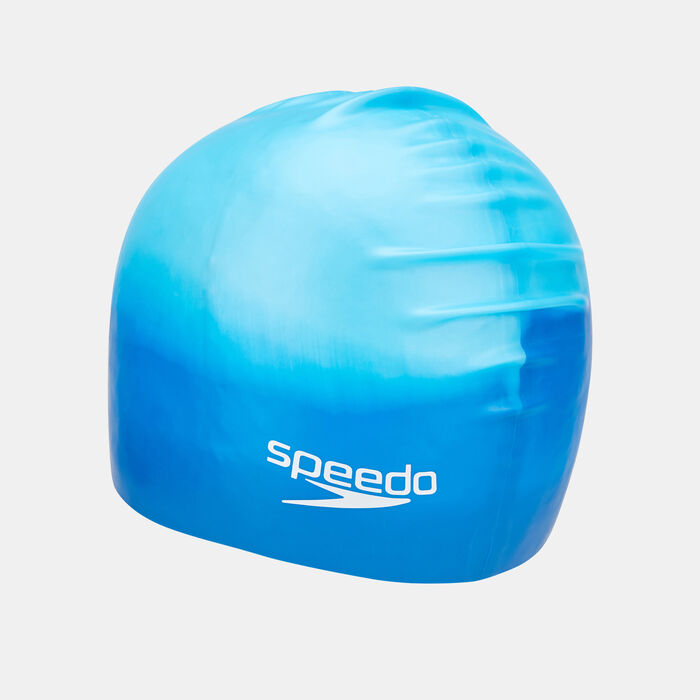 Speedo Multi Colour Swimming Cap Blue image number 1