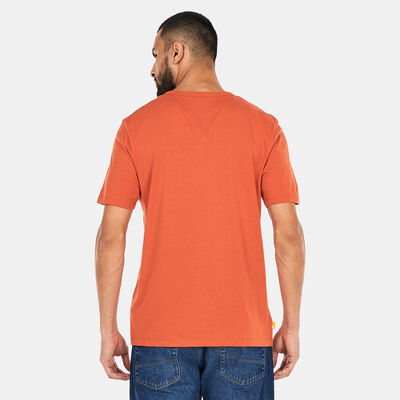 Timberland Men's Mountain-To-River Graphic T-Shirt Orange