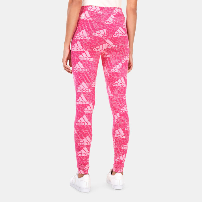 adidas Women's Essentials Leggings Pink adidas Women's Essentials Leggings Pink image number 1