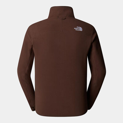 The North Face Men's 100 Glacier Fleece Full-Zip Jacket Brown