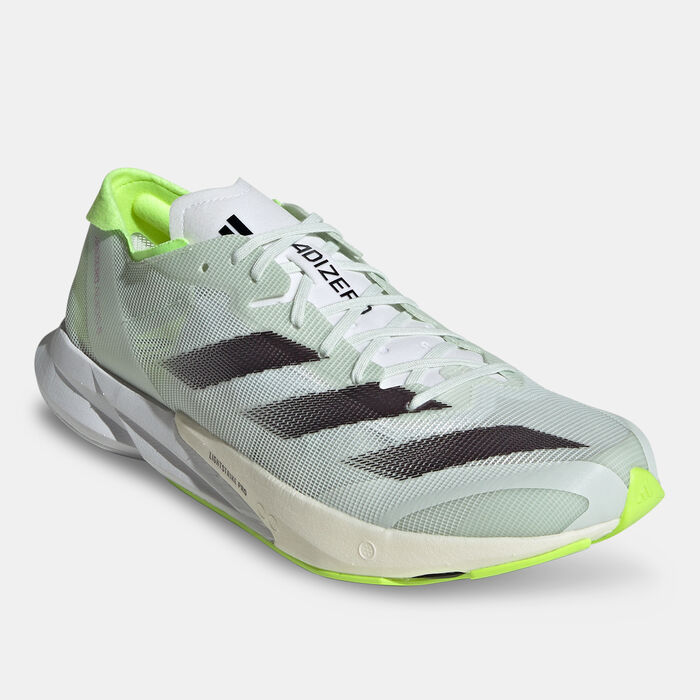 adidas Men's Adizero Adios 8 Running Shoes Grey image number 1