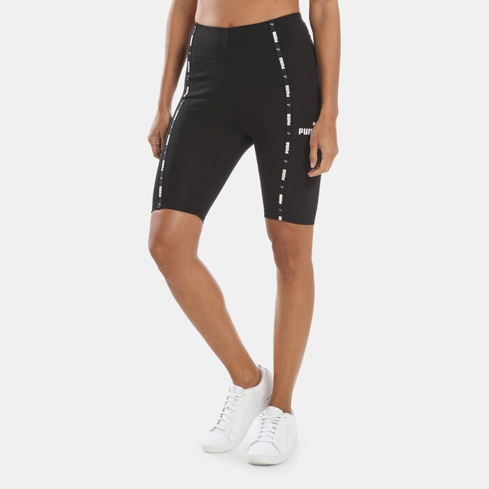 PUMA Women's Power 9-Inch High-Waist Tape Leggings Black image number 0