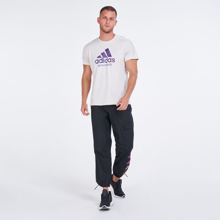 adidas Men's Run for the Oceans Graphic T-Shirt Mettalic adidas Men's Run for the Oceans Graphic T-Shirt Mettalic image number 2