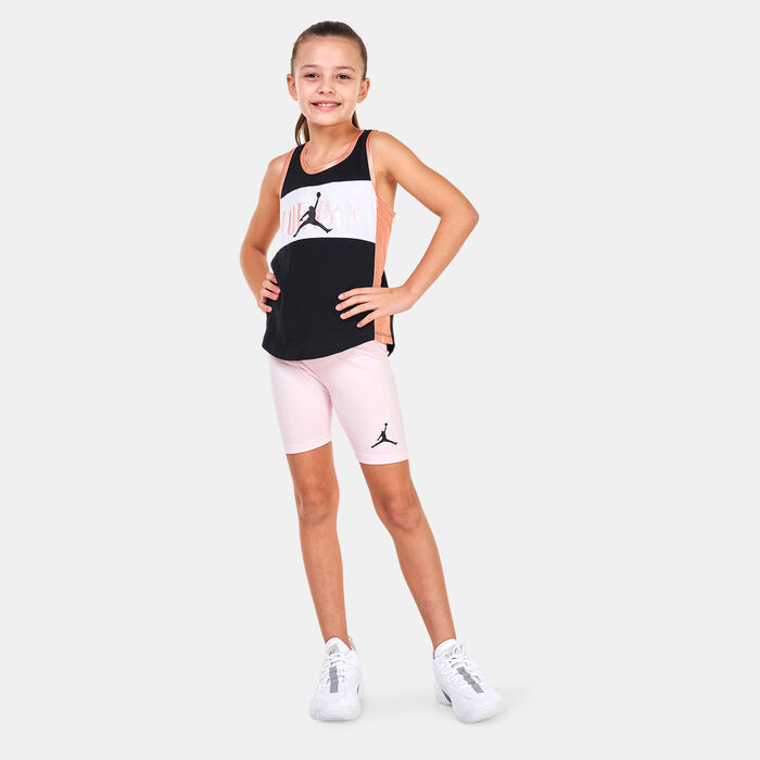 Jordan Kids' Essentials Bike Shorts Pink Jordan Kids' Essentials Bike Shorts Pink image number 2