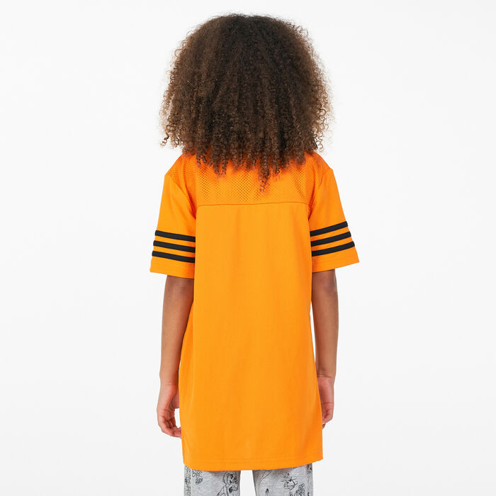 adidas Kids' Disney Comfy Princesses Dress Orange adidas Kids' Disney Comfy Princesses Dress Orange image number 1