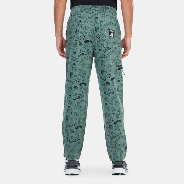 PUMA Men's x RIPNDIP Pants Green PUMA Men's x RIPNDIP Pants Green image number 1