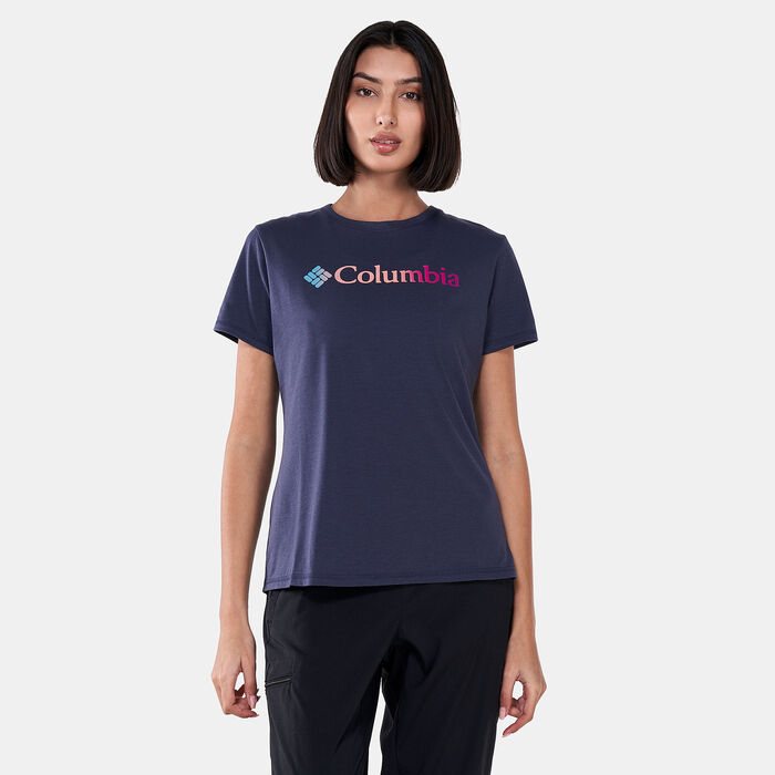 Columbia Women's Sun Trek™Graphic T-Shirt Blue Columbia Women's Sun Trek™Graphic T-Shirt Blue image number 0