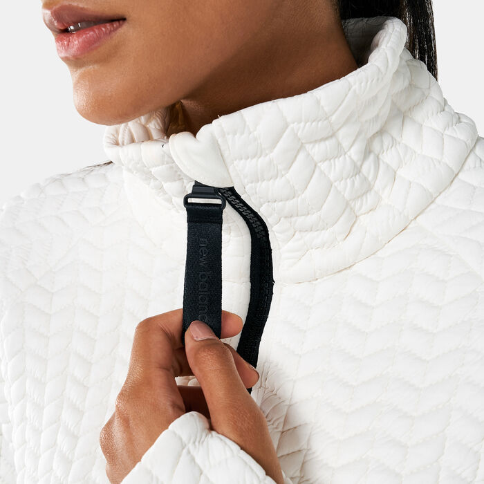 New Balance Women's Heatloft Athletic Jacket White image number 3