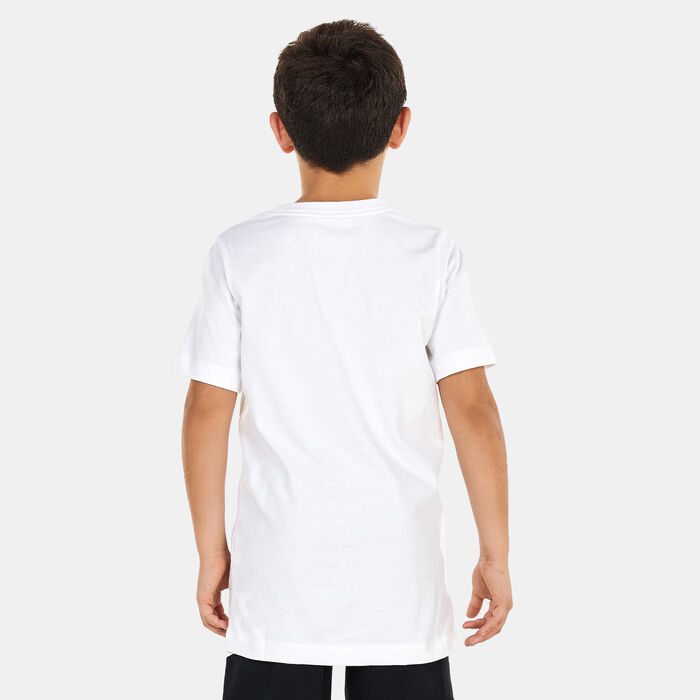 Nike Kids' Qatar Swoosh Graphic T-Shirt White Nike Kids' Qatar Swoosh Graphic T-Shirt White image number 1