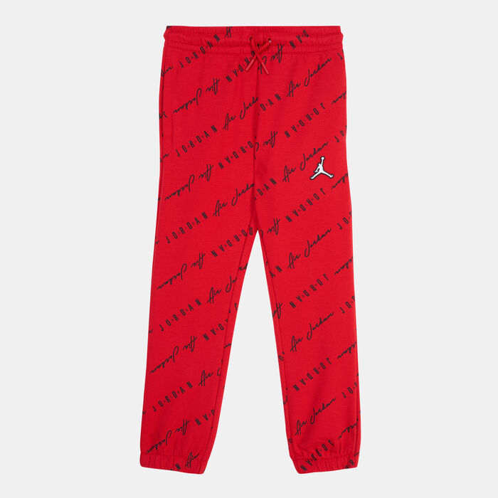 Nike Kids' Essentials Allover Print Sweatpants Red Nike Kids' Essentials Allover Print Sweatpants Red image number 0