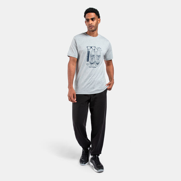 New Balance Men's Sport Essentials Graphic T-Shirt Grey image number 2