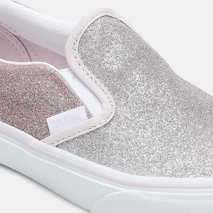 Vans Kids’ 2-Tone Glitter Classic Slip-On Unisex Shoe Pink Vans Kids’ 2-Tone Glitter Classic Slip-On Unisex Shoe Pink image number 4