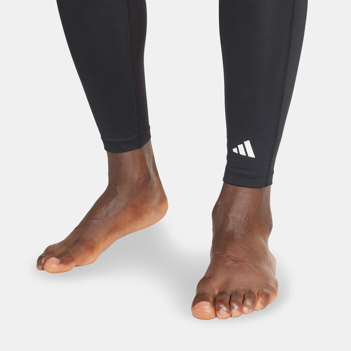 adidas Men's Techfit Training Compression Leggings Black image number 3