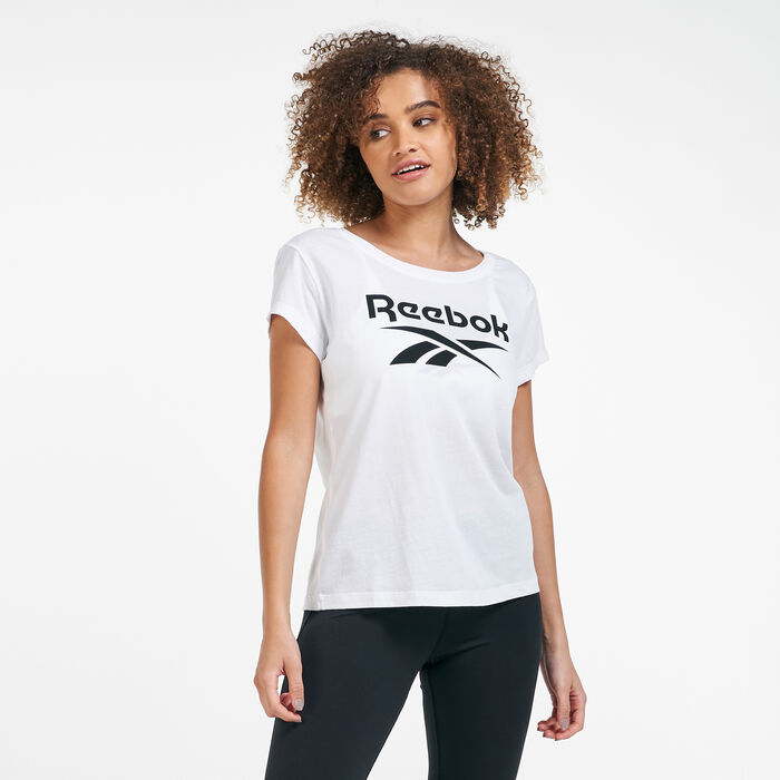 Reebok Women's Graphic T-Shirt Black Reebok Women's Graphic T-Shirt Black image number 0