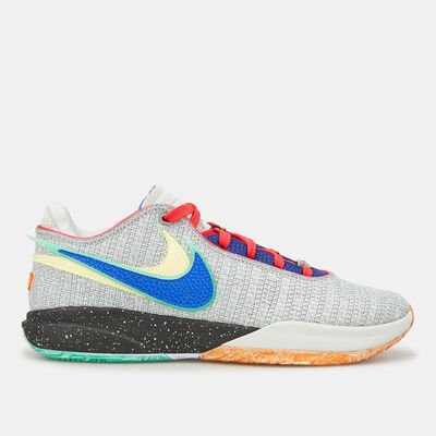 Nike Men's LeBron XX Basketball Shoe Grey Nike Men's LeBron XX Basketball Shoe Grey
