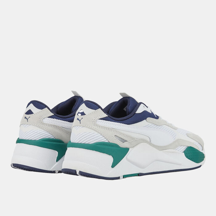 PUMA Men's RS-X³ Twill AirMesh Shoe White PUMA Men's RS-X³ Twill AirMesh Shoe White image number 4