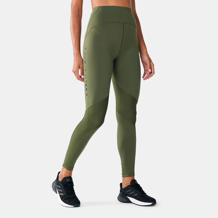 adidas Women’s Karlie Kloss Yoga Flow Leggings Green adidas Women’s Karlie Kloss Yoga Flow Leggings Green image number 0
