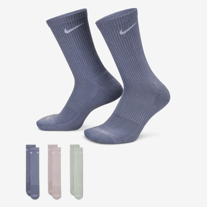 Nike Everyday Plus Cushioned Training Crew Socks (3 Pairs) Multi Nike Everyday Plus Cushioned Training Crew Socks (3 Pairs) Multi image number 0