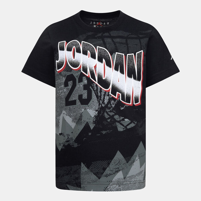 Nike Kids' Jumpman Play Graphic T-Shirt Black Nike Kids' Jumpman Play Graphic T-Shirt Black image number 0