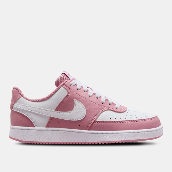 Nike Women's Court Vision Low Next Nature Shoes Red Nike Women's Court Vision Low Next Nature Shoes Red image number 0