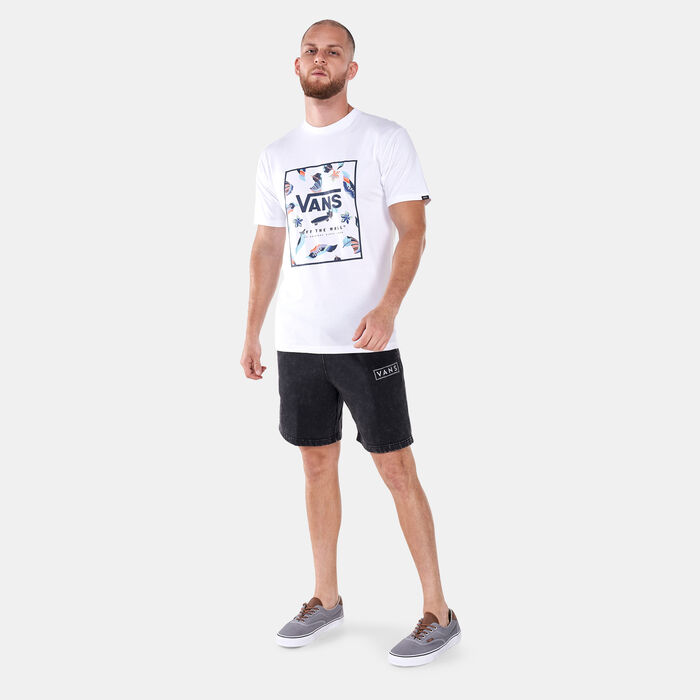 Vans Men's Mineral Wash Loose Fleece Shorts Black image number 2