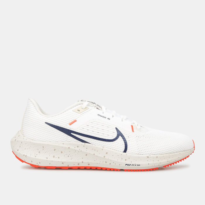 Nike Men's Pegasus 40 Road Running Shoe White Nike Men's Pegasus 40 Road Running Shoe White image number 0
