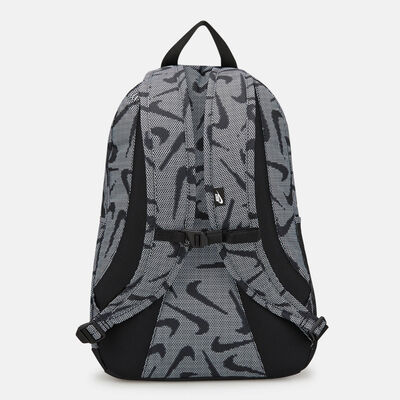 Nike Lenti Swoosh Print Hayward Backpack Grey