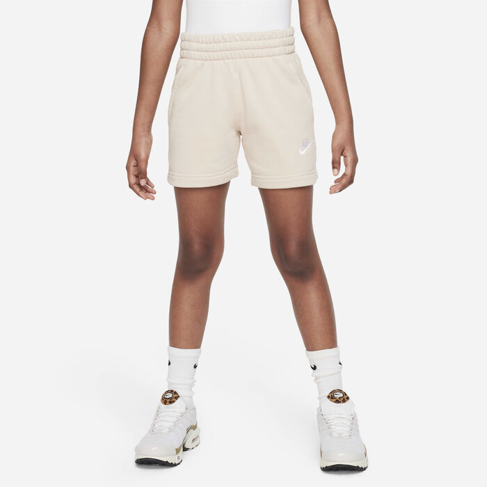 Nike Kids' Sportswear Club Fleece Shorts Beige Nike Kids' Sportswear Club Fleece Shorts Beige image number 0