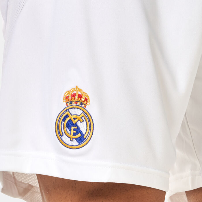 adidas Men's Real Madrid Home Football Shorts - 2024/25 White adidas Men's Real Madrid Home Football Shorts - 2024/25 White image number 3