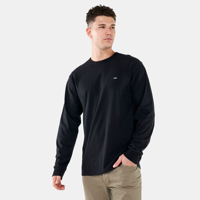 Vans Men's Off The Wall Classic Long Sleeve T-Shirt Black Vans Men's Off The Wall Classic Long Sleeve T-Shirt Black image number 0