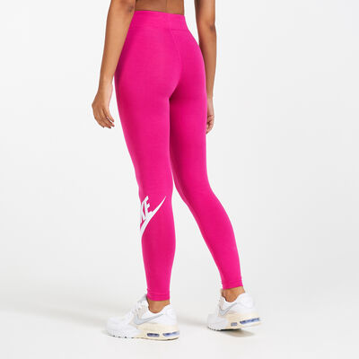 Nike Women's Sportswear Essential Futura Leggings Pink Nike Women's Sportswear Essential Futura Leggings Pink