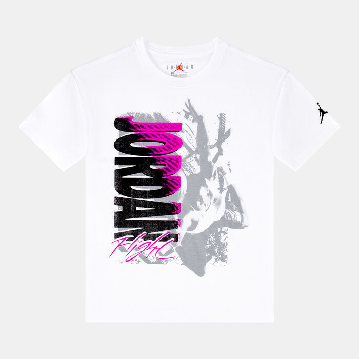 Nike Kids' Throwback Flight T-Shirt Black Nike Kids' Throwback Flight T-Shirt Black image number 0